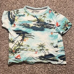 Old Navy Scenic Island Print Tee